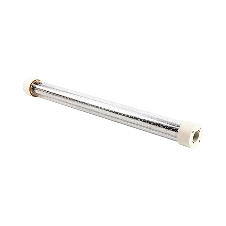 tubular far uv excimer lamp
