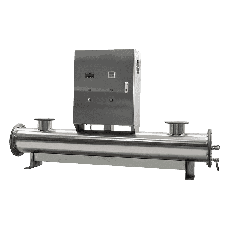in-line water sterilizer withuvinduction lamp